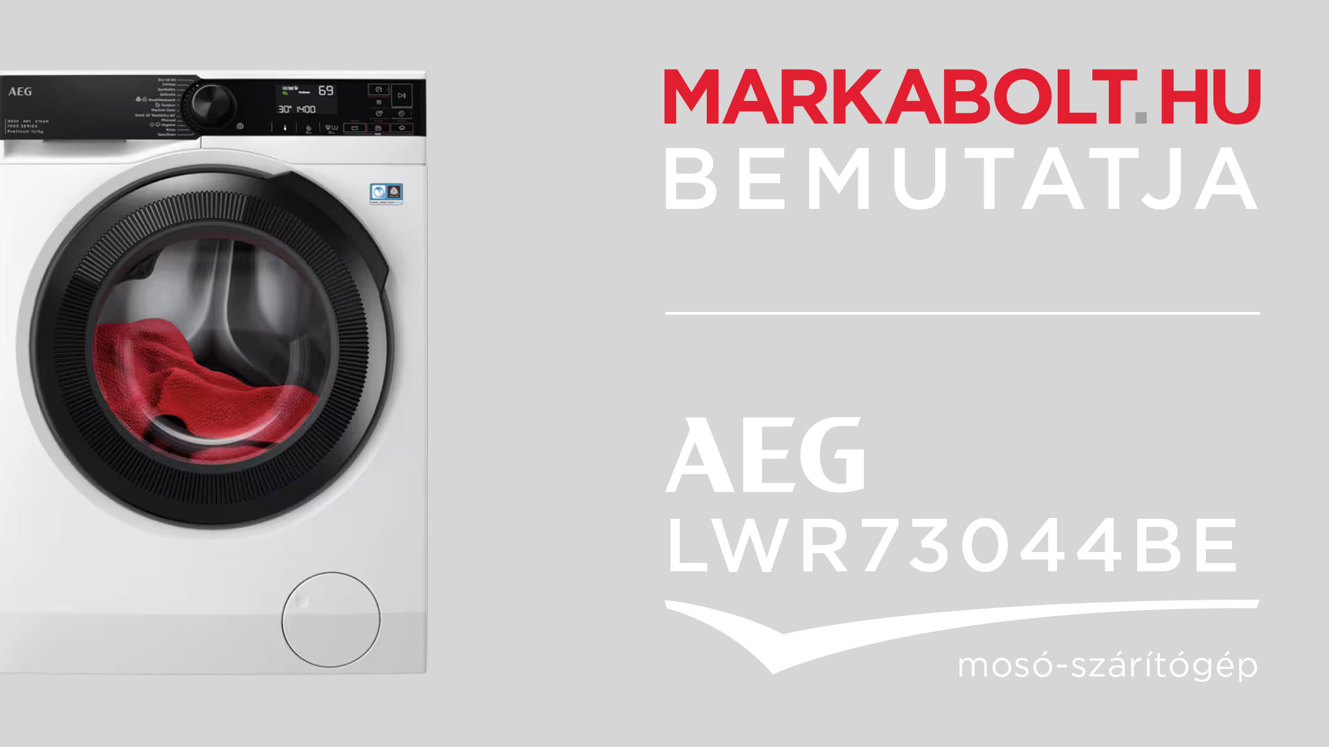 N&eacute;zd meg a AEG LWR73044BE vide&oacute;j&aacute;t