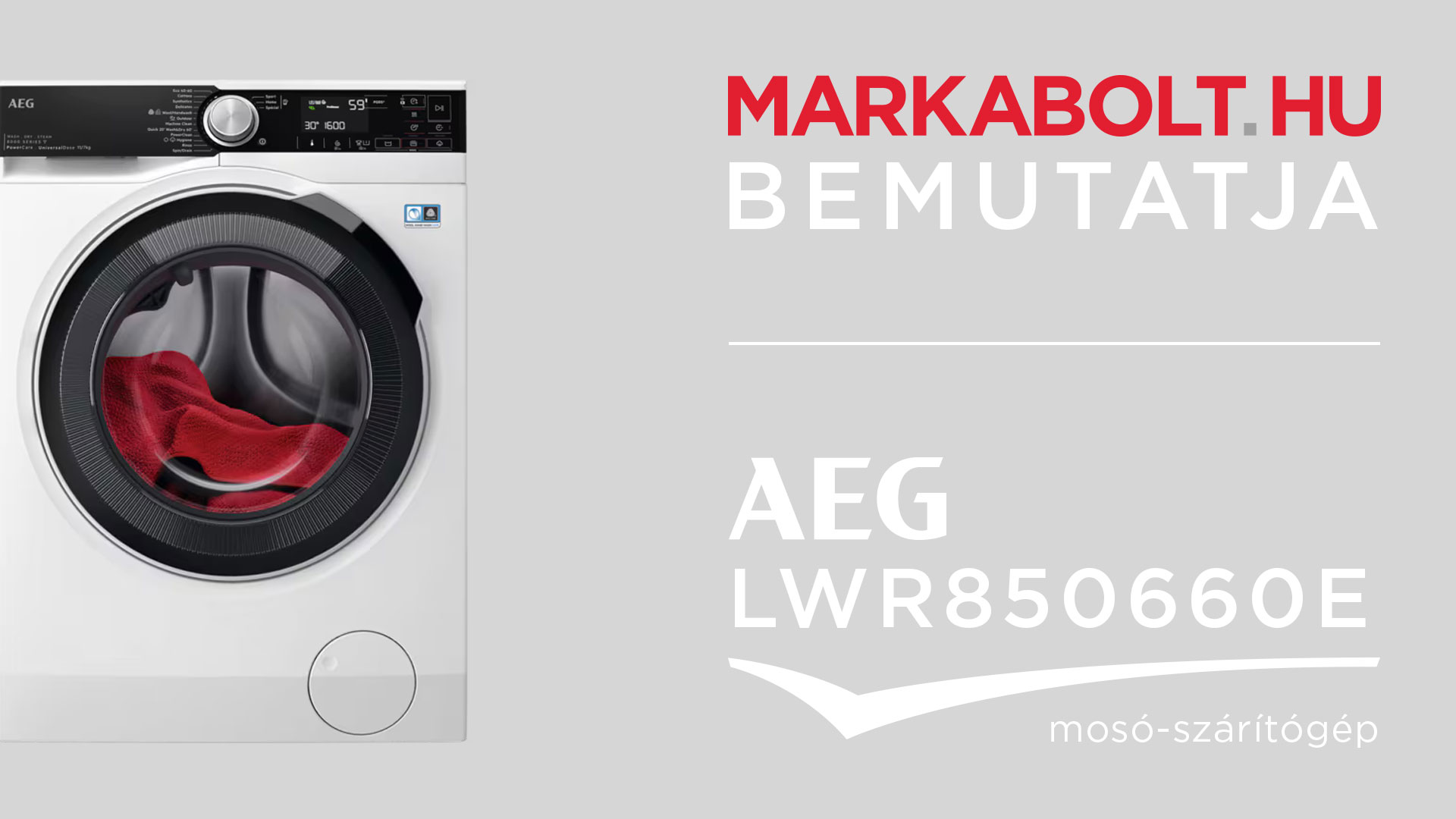 N&eacute;zd meg a AEG LWR85066OE vide&oacute;j&aacute;t