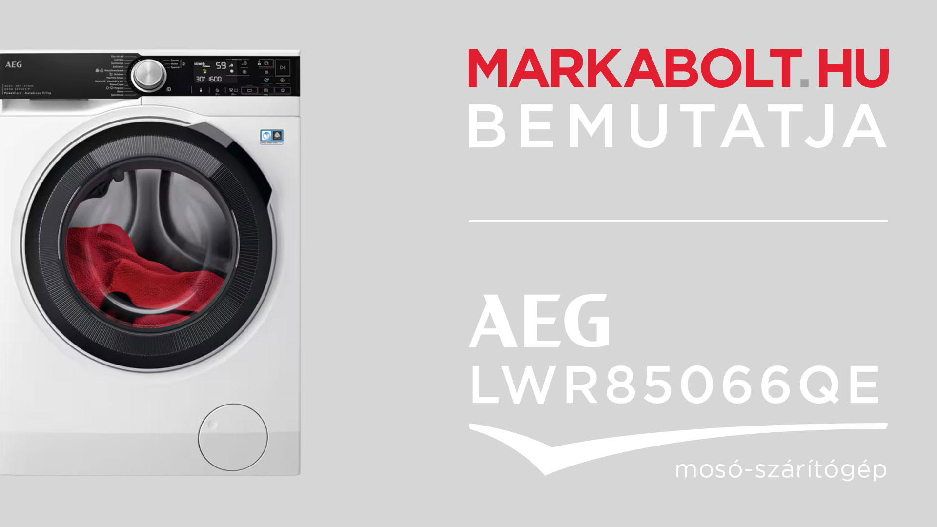 N&eacute;zd meg a AEG LWR85066QE vide&oacute;j&aacute;t