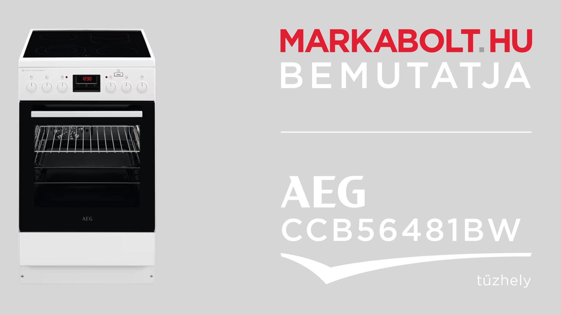 N&eacute;zd meg a AEG CCB56481BW vide&oacute;j&aacute;t