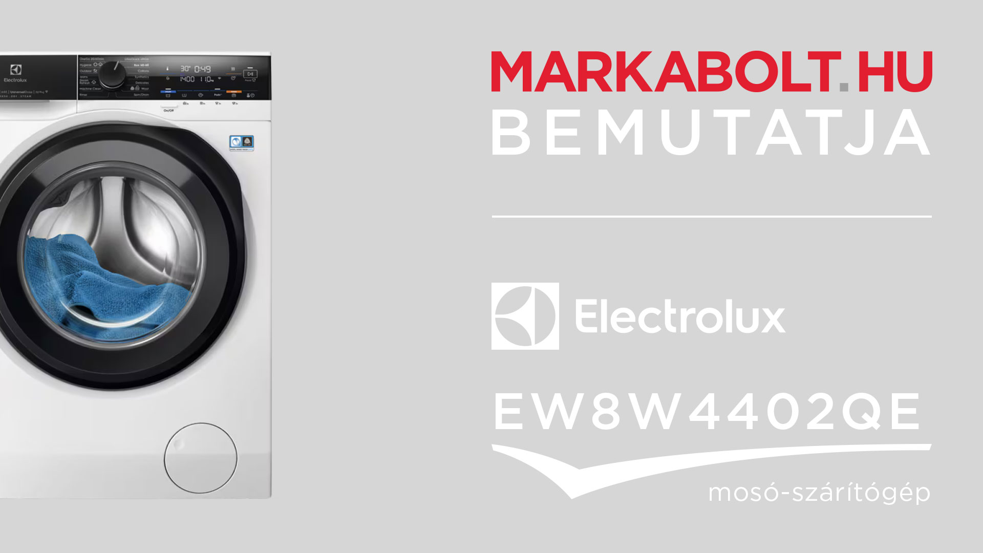 N&eacute;zd meg a Electrolux EW8W4402QE vide&oacute;j&aacute;t