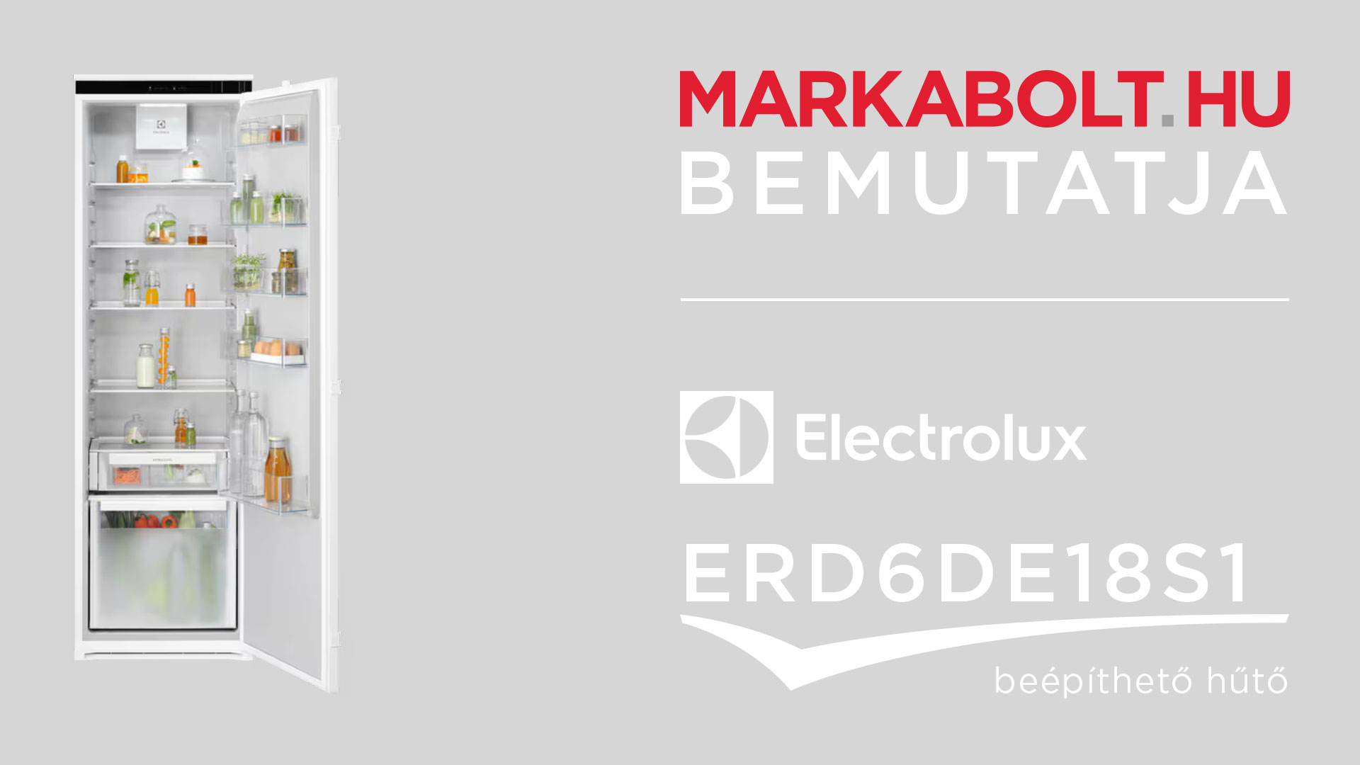 N&eacute;zd meg a Electrolux ERD6DE18S1 vide&oacute;j&aacute;t
