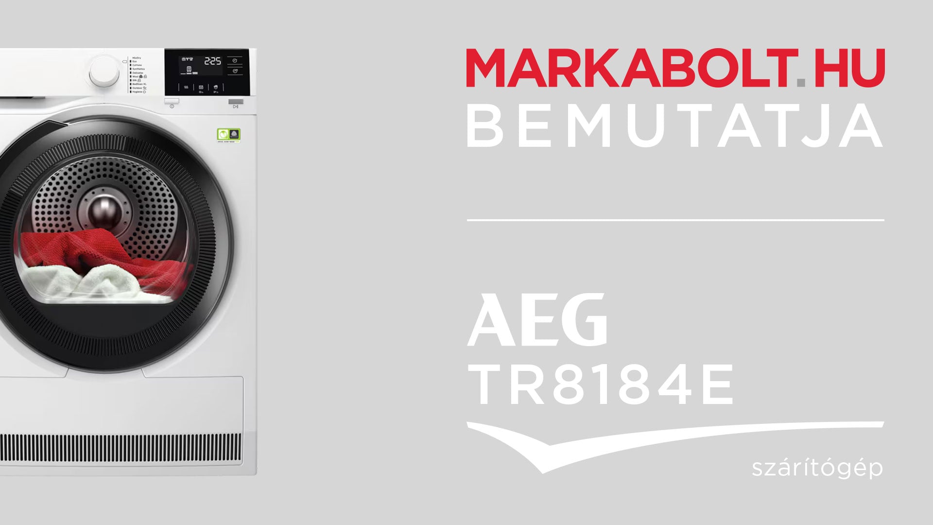 N&eacute;zd meg a AEG TR8184E vide&oacute;j&aacute;t