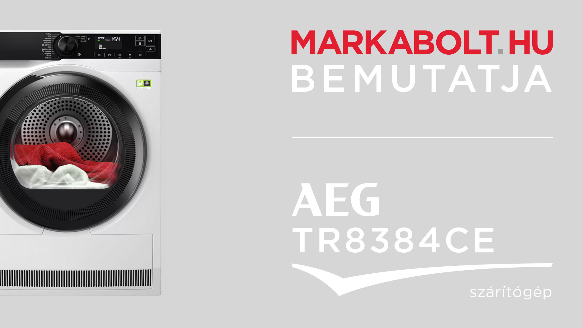 N&eacute;zd meg a AEG TR8384CE vide&oacute;j&aacute;t