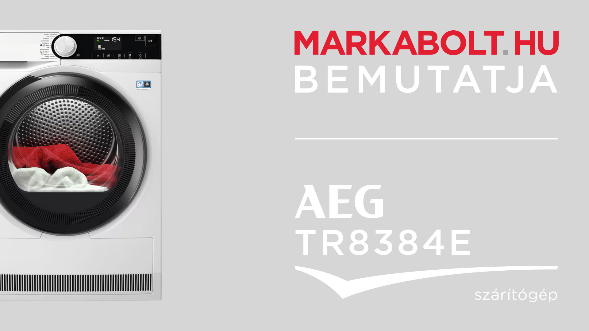 N&eacute;zd meg a AEG TR8384E vide&oacute;j&aacute;t