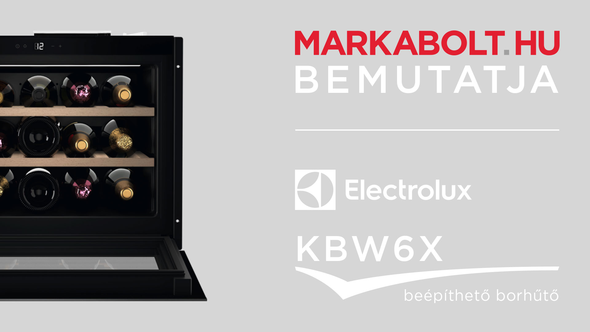 N&eacute;zd meg a Electrolux KBW6X vide&oacute;j&aacute;t