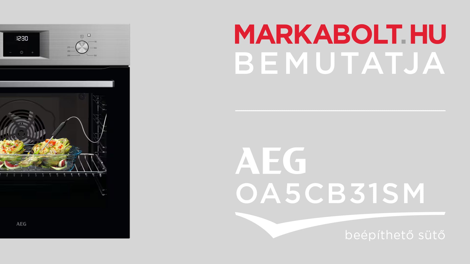N&eacute;zd meg a AEG OA5CB31SM vide&oacute;j&aacute;t