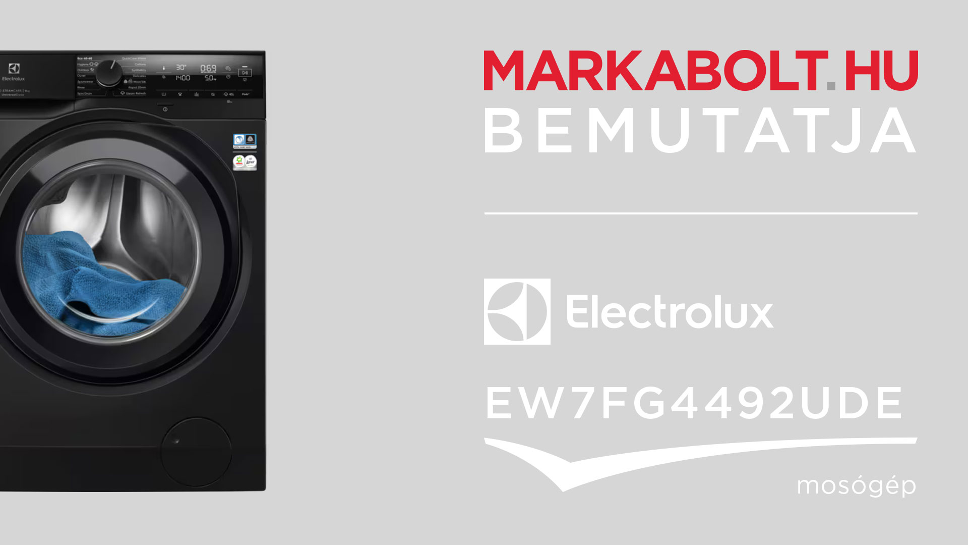 N&eacute;zd meg a Electrolux EW7FG4492UDE vide&oacute;j&aacute;t