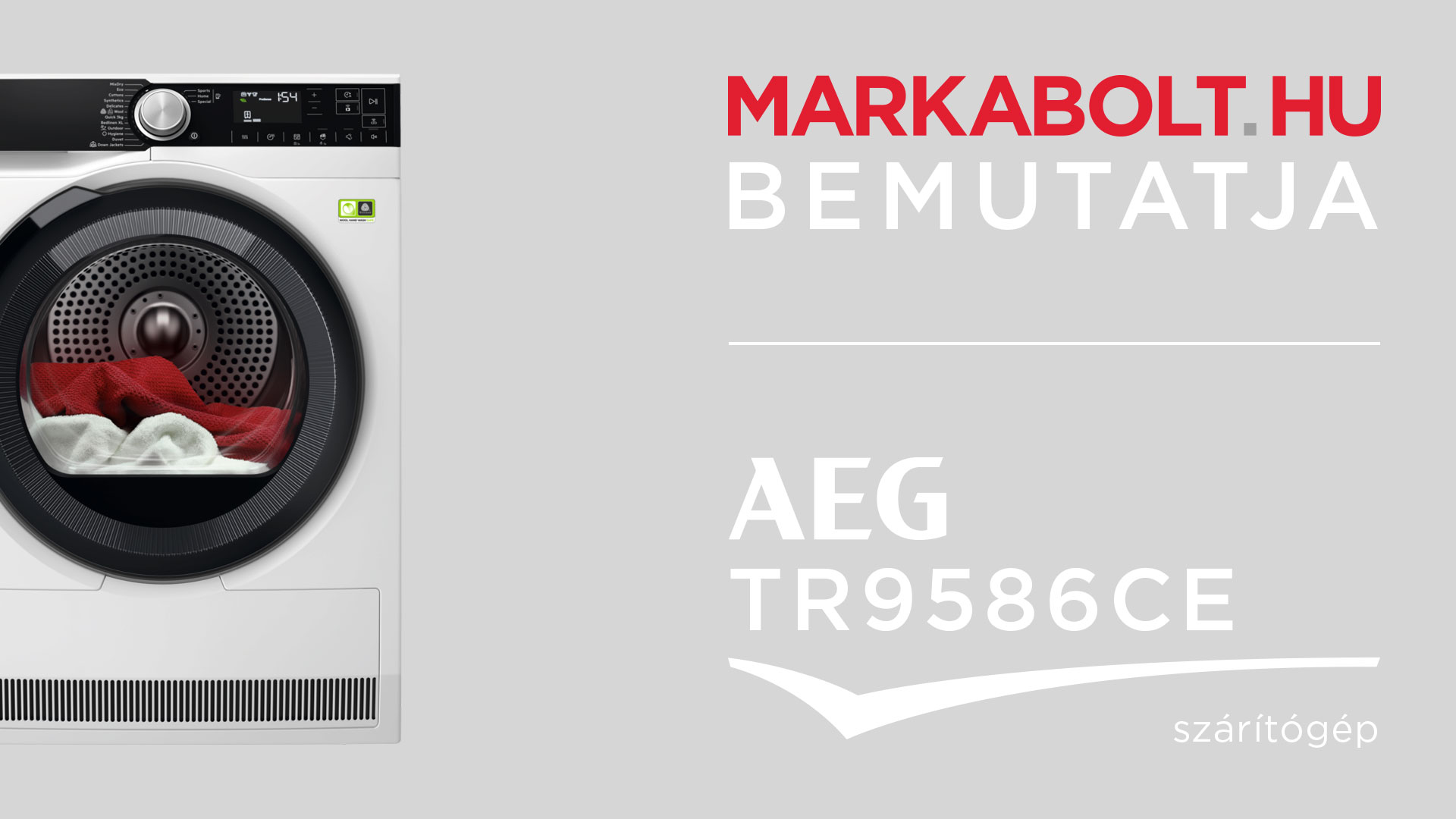 N&eacute;zd meg a AEG TR9586CE vide&oacute;j&aacute;t