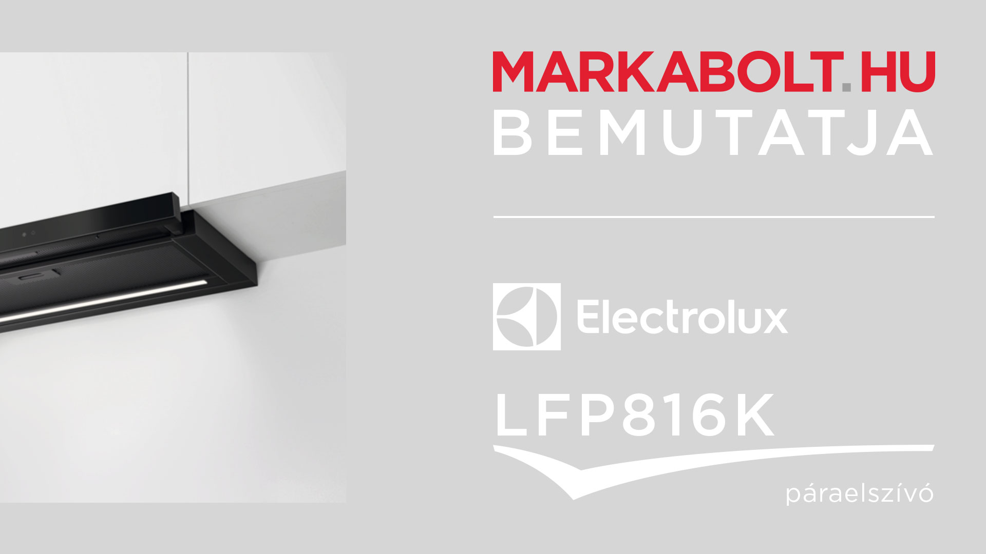 N&eacute;zd meg a Electrolux LFP816K&nbsp; vide&oacute;j&aacute;t
