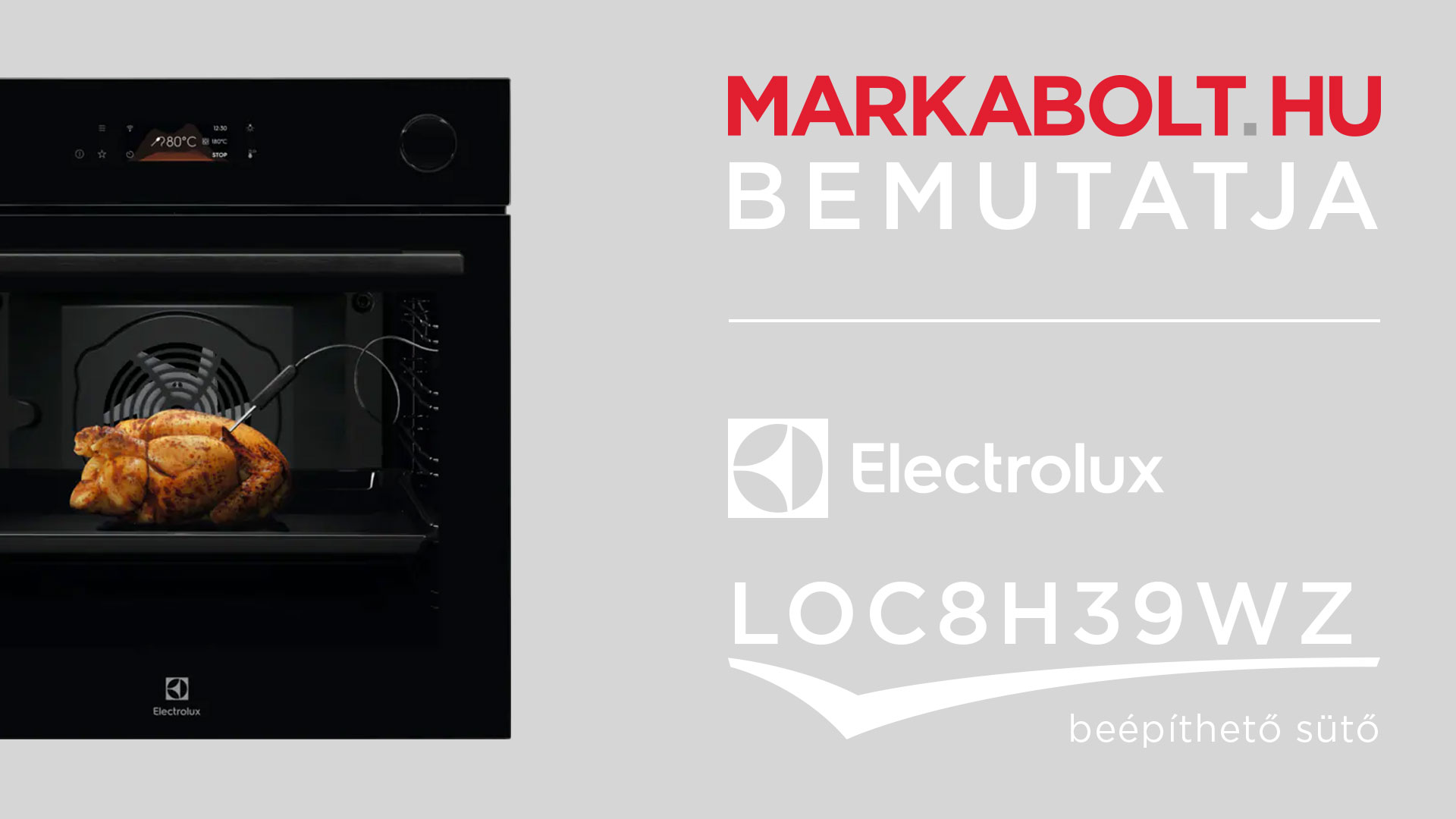 N&eacute;zd meg a Electrolux LOC8H39WZ vide&oacute;j&aacute;t