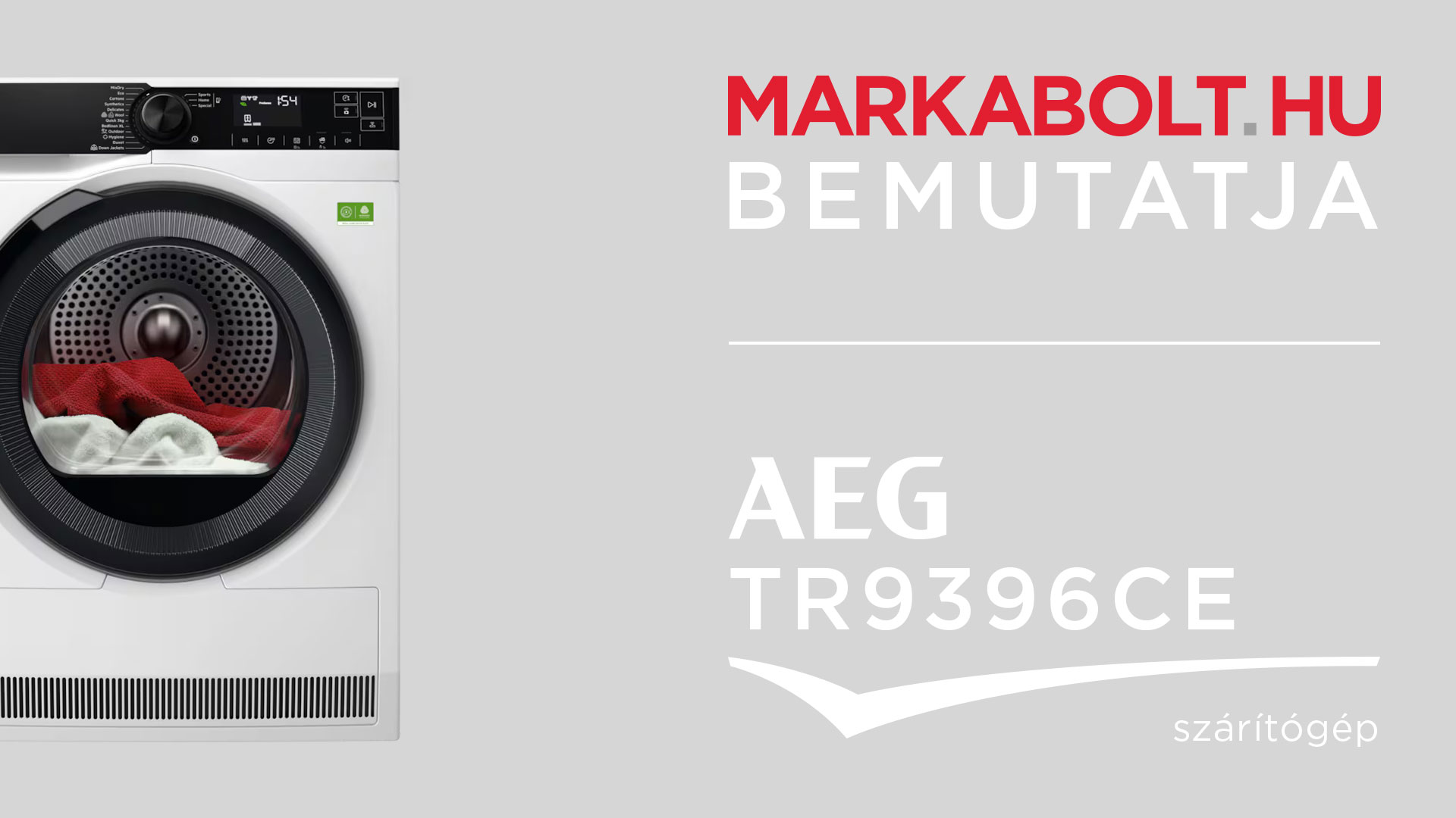 N&eacute;zd meg a AEG TR9396CE vide&oacute;j&aacute;t