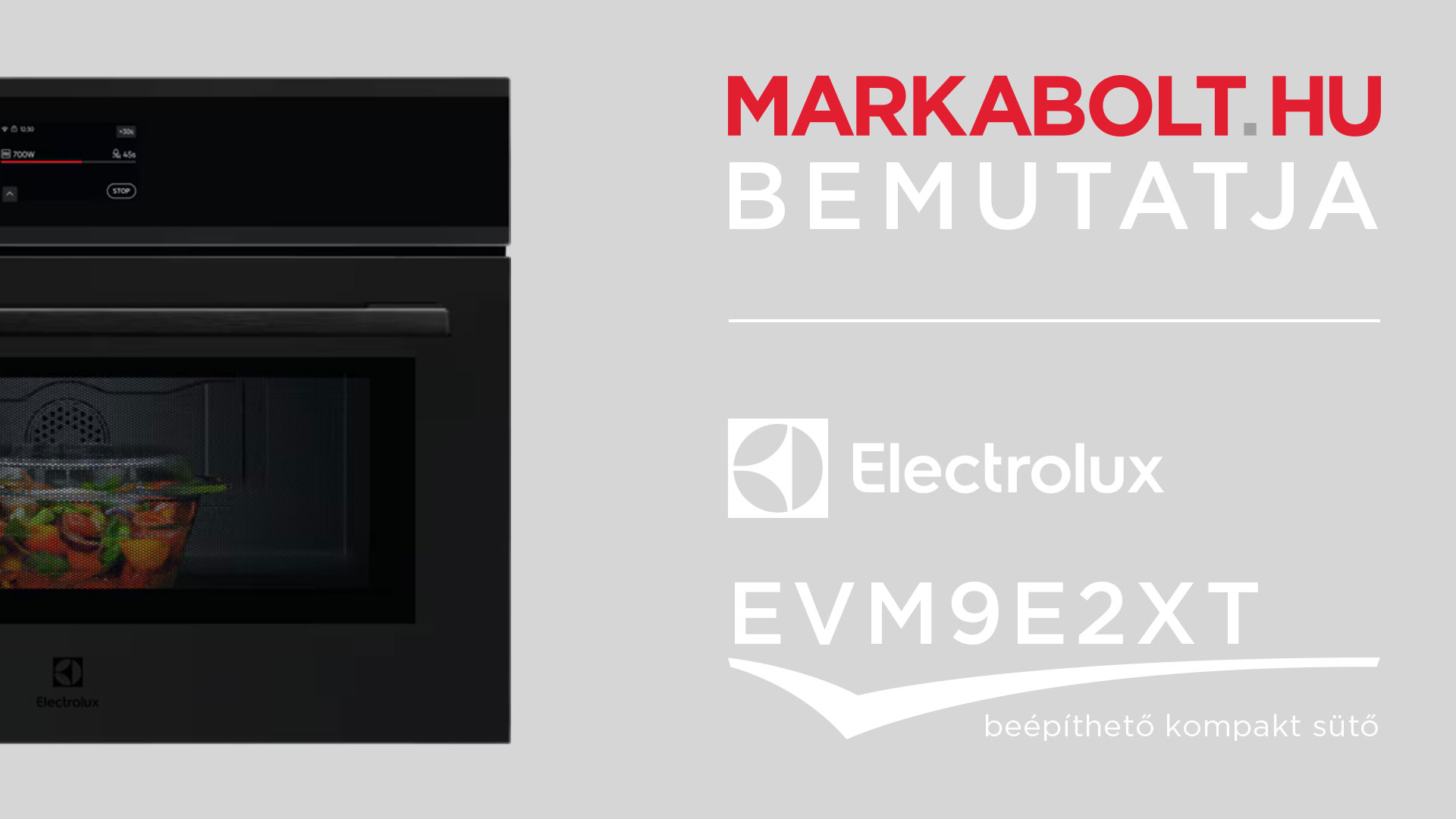 N&eacute;zd meg a Electrolux EVM9E2XT vide&oacute;j&aacute;t
