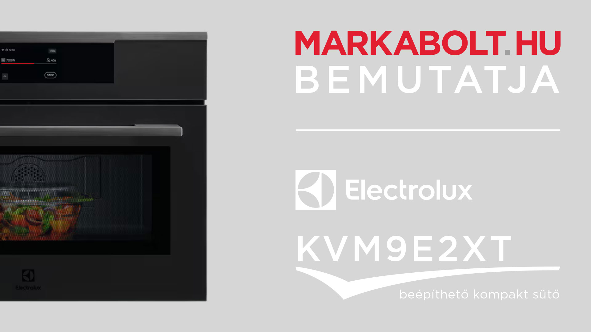N&eacute;zd meg a Electrolux KVM9E2XT vide&oacute;j&aacute;t