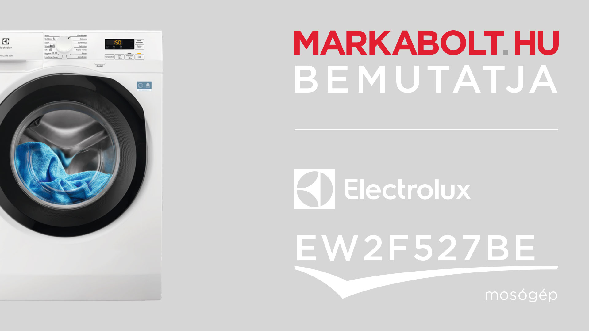 N&eacute;zd meg a Electrolux EW2F527BE vide&oacute;j&aacute;t