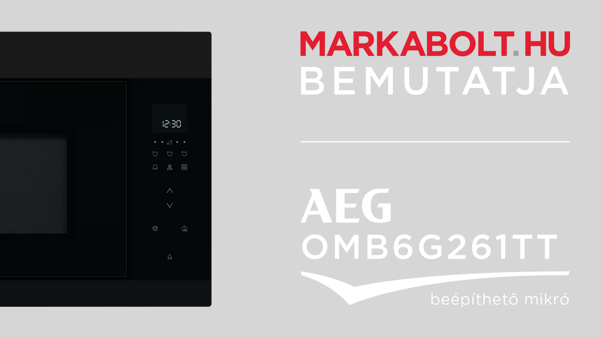 N&eacute;zd meg a AEG OMB6G261TT vide&oacute;j&aacute;t