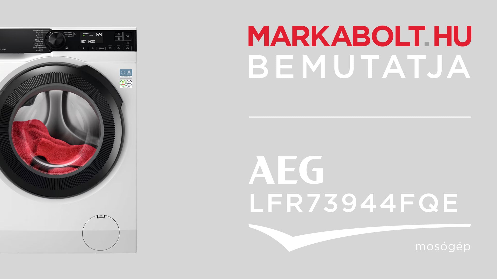 N&eacute;zd meg a AEG LFR73944FQE vide&oacute;j&aacute;t