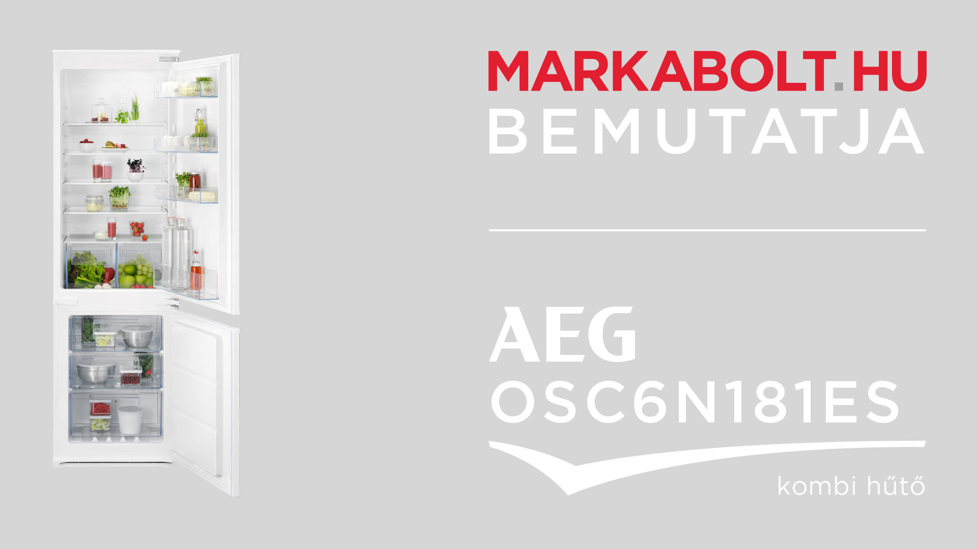 N&eacute;zd meg a AEG OSC6N181ES vide&oacute;j&aacute;t
