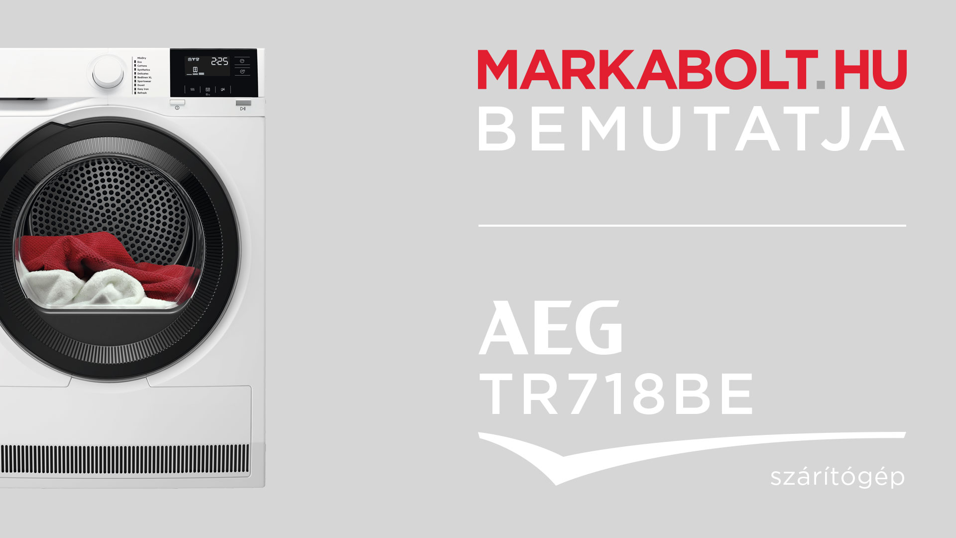 N&eacute;zd meg a AEG TR718BE vide&oacute;j&aacute;t