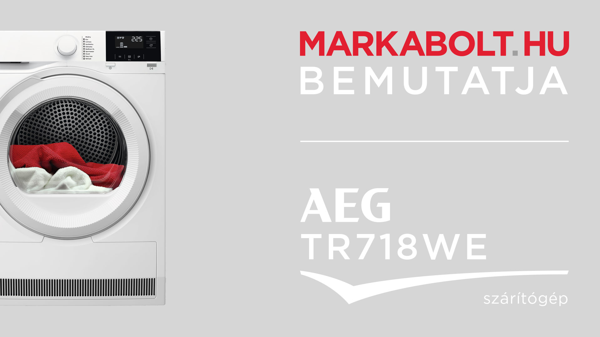 N&eacute;zd meg a AEG TR718WE vide&oacute;j&aacute;t
