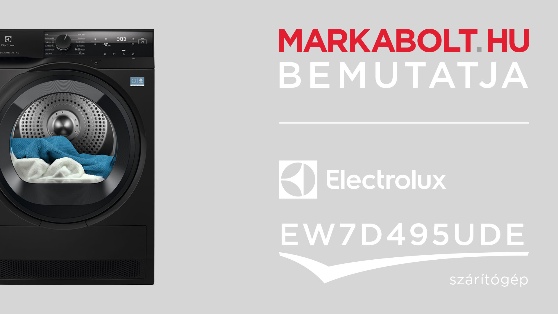 N&eacute;zd meg a Electrolux EW7D495UDE vide&oacute;j&aacute;t
