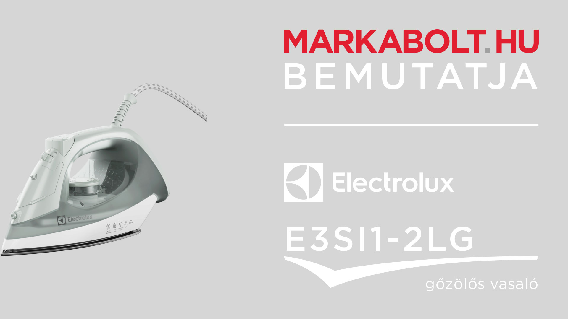 N&eacute;zd meg a Electrolux E3SI1-2LG vide&oacute;j&aacute;t