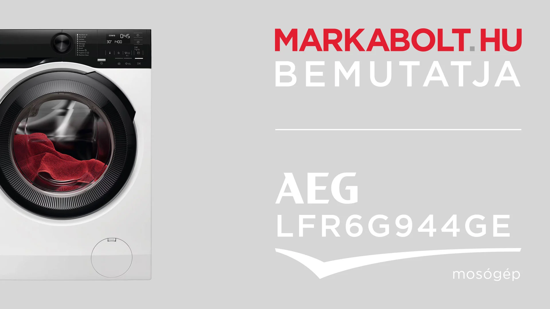 N&eacute;zd meg a AEG LFR6G944GE vide&oacute;j&aacute;t