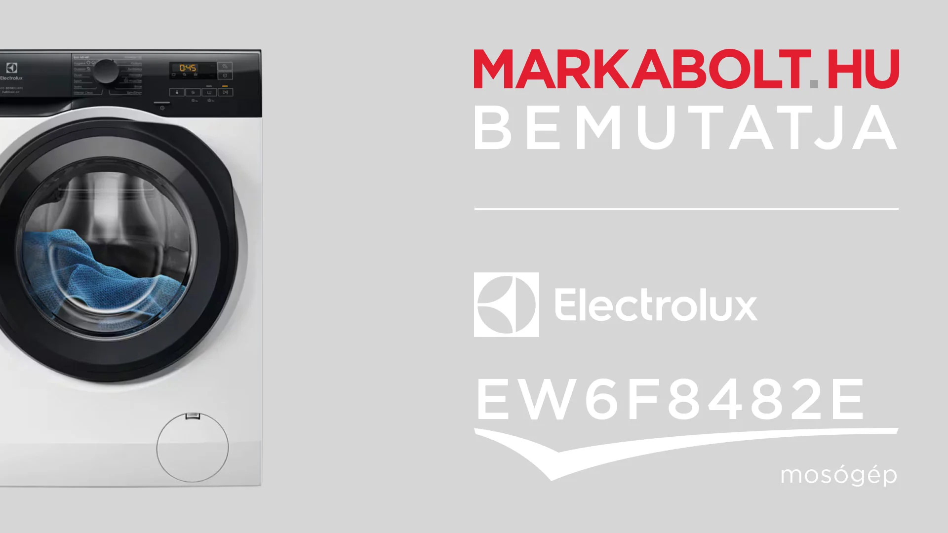 N&eacute;zd meg a Electrolux EW6F8482E vide&oacute;j&aacute;t