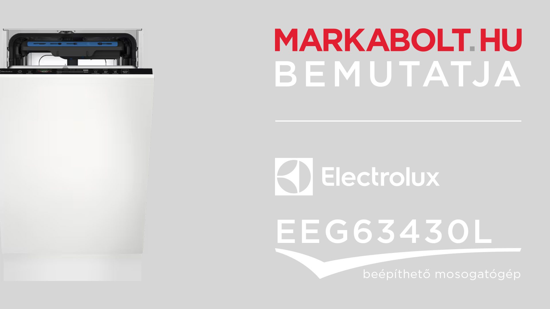 N&eacute;zd meg a Electrolux EEG63430L vide&oacute;j&aacute;t