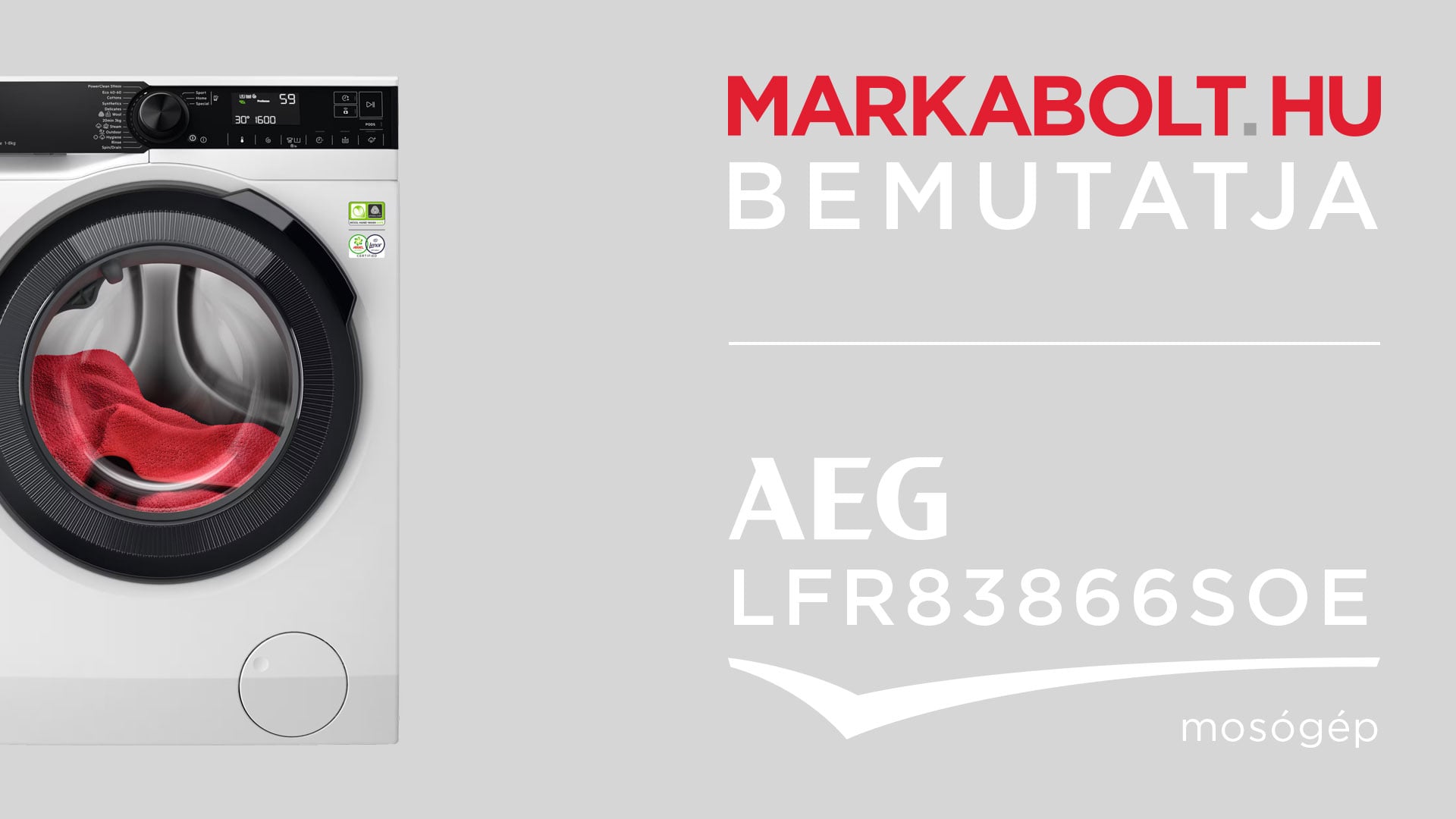 N&eacute;zd meg a AEG LFR83866SOE vide&oacute;j&aacute;t
