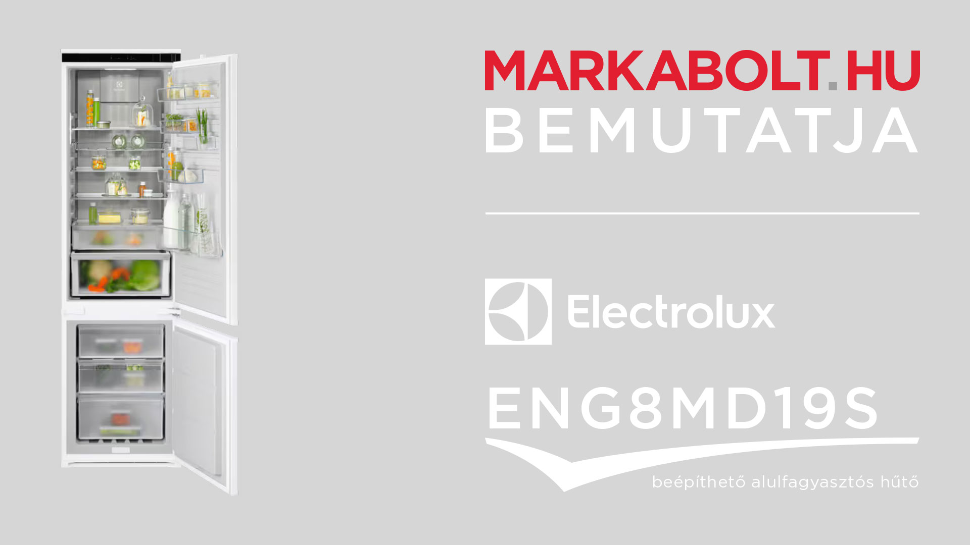 N&eacute;zd meg a Electrolux ENG8MD19S vide&oacute;j&aacute;t