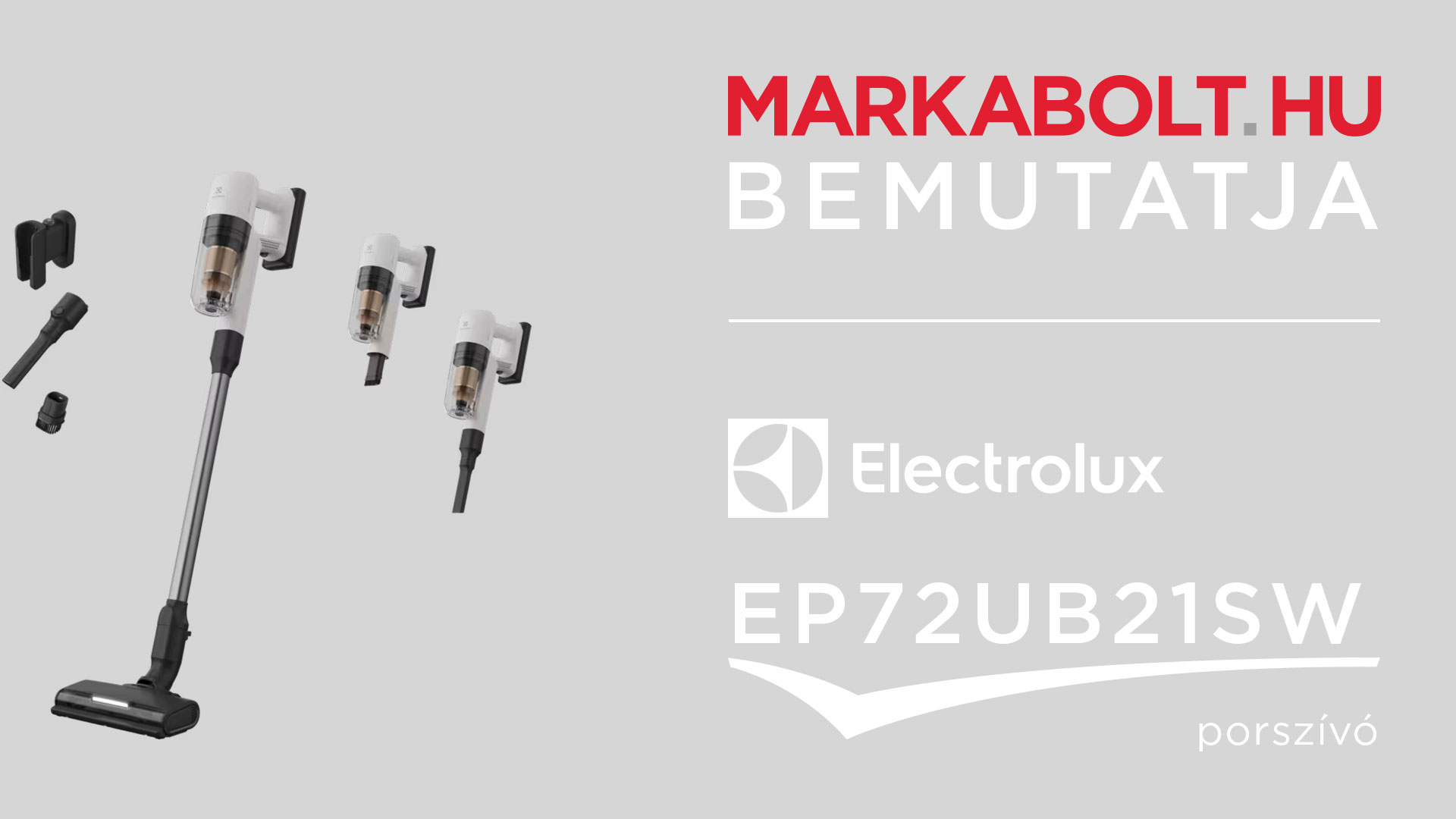 N&eacute;zd meg a Electrolux EP72UB21SW vide&oacute;j&aacute;t