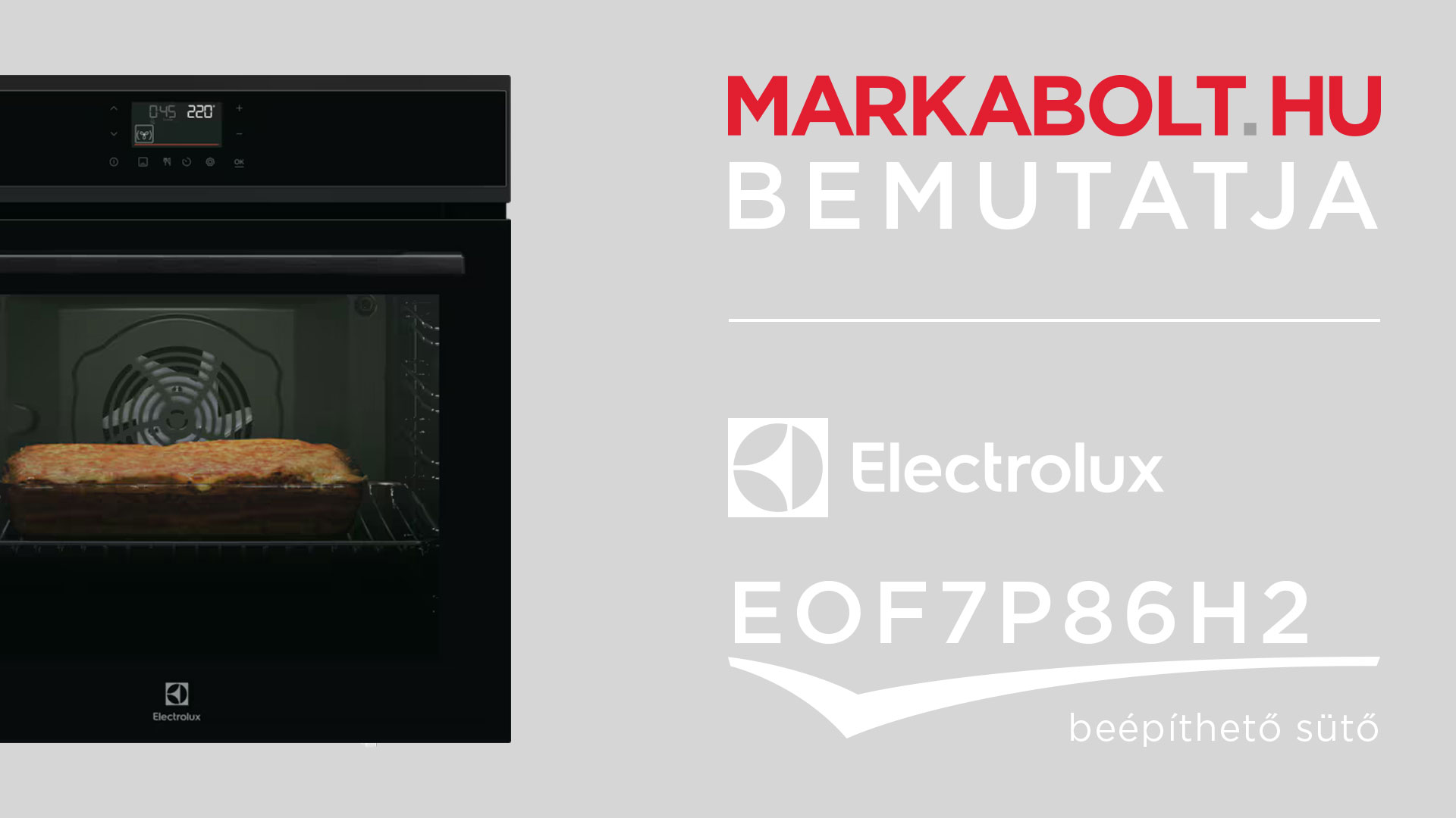 N&eacute;zd meg a Electrolux EOF7P86H2 vide&oacute;j&aacute;t