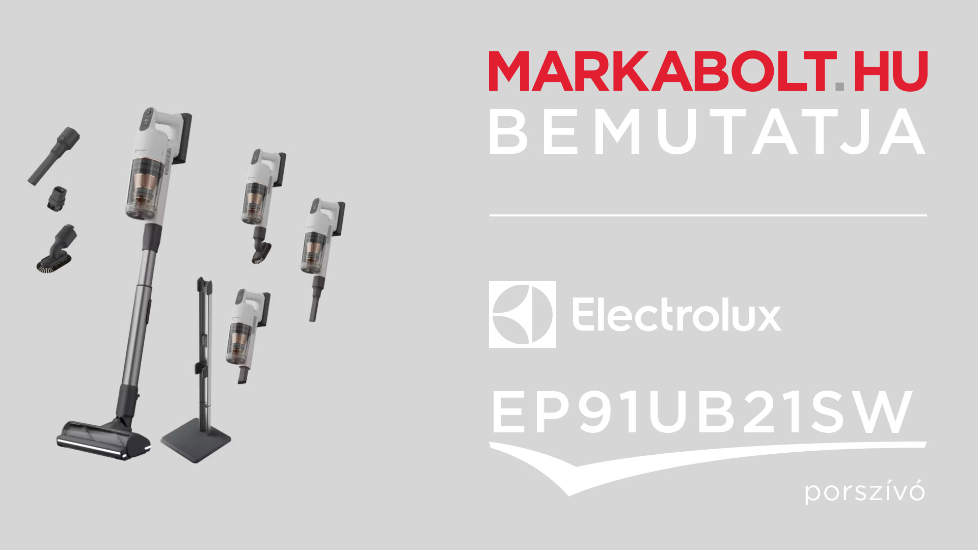 N&eacute;zd meg a Electrolux EP91UB21SW vide&oacute;j&aacute;t