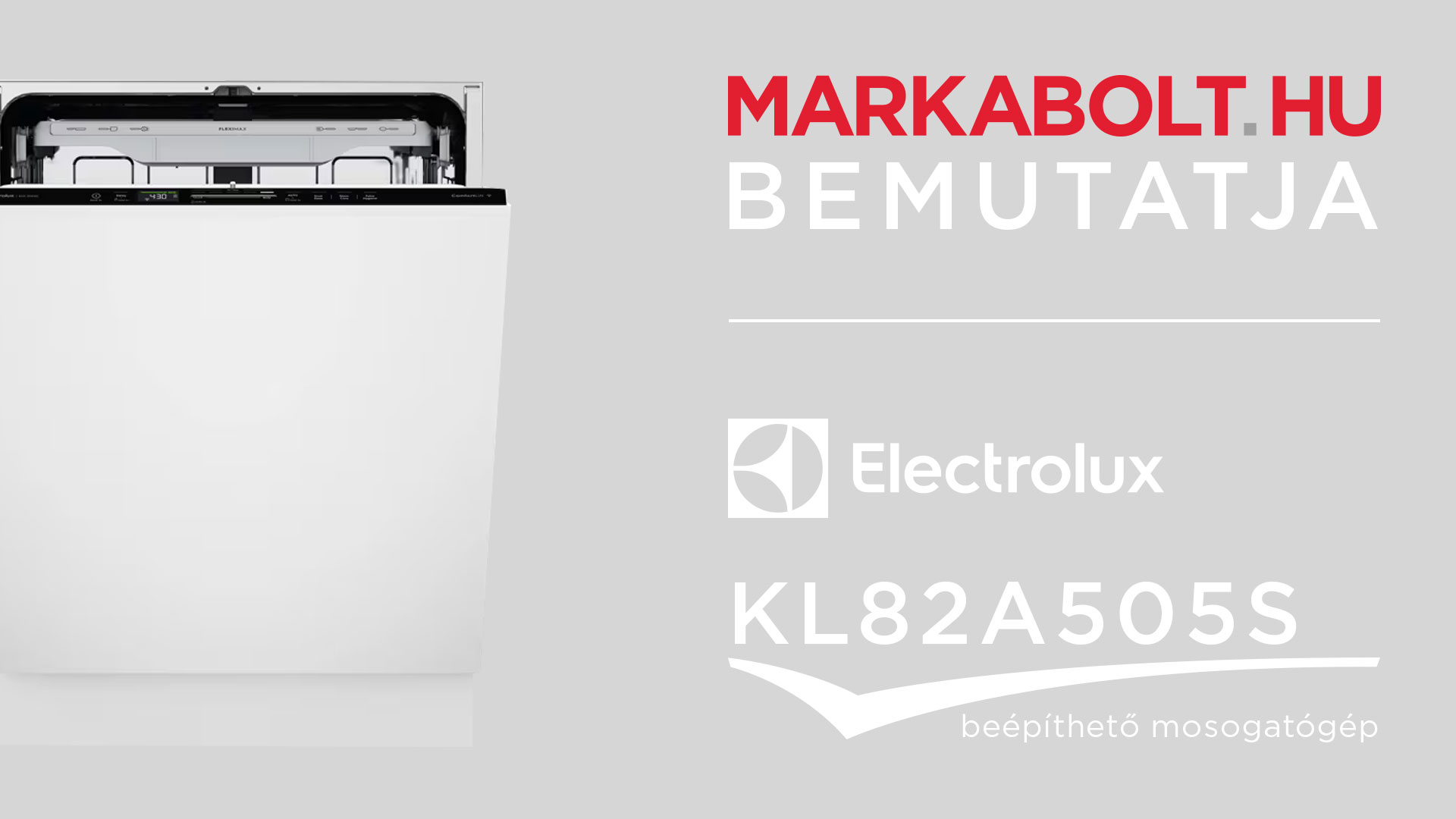 N&eacute;zd meg a Electrolux KL82A505S vide&oacute;j&aacute;t