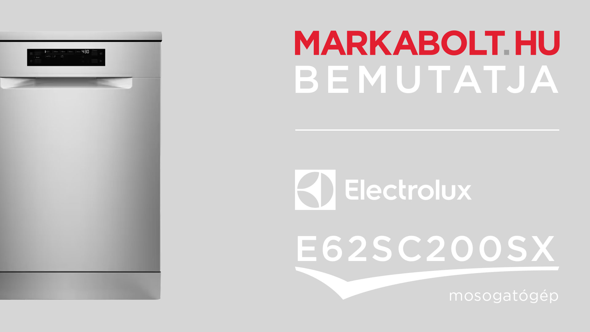 N&eacute;zd meg a Electrolux E62SC200SX vide&oacute;j&aacute;t