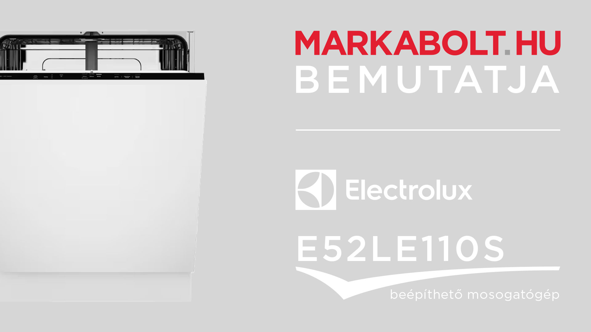 N&eacute;zd meg a Electrolux E52LE110S vide&oacute;j&aacute;t