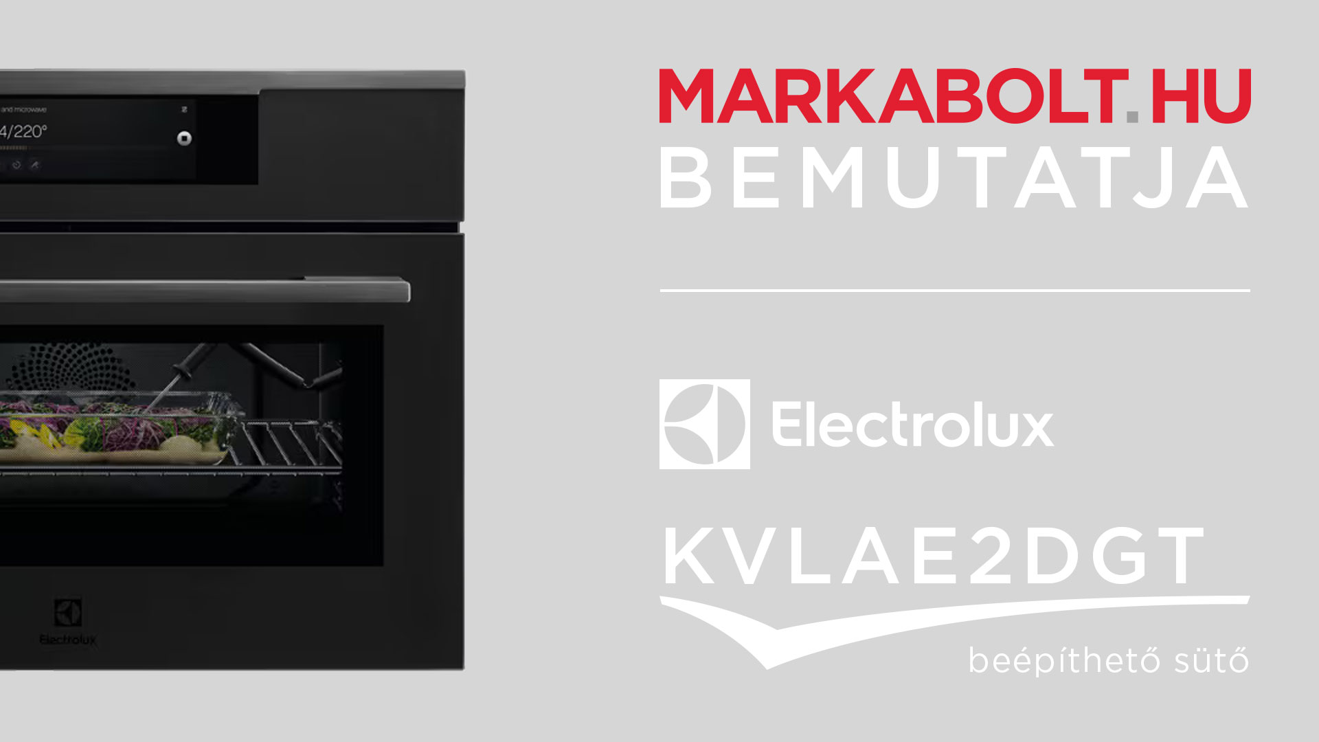 N&eacute;zd meg a Electrolux KVLAE2DGT vide&oacute;j&aacute;t