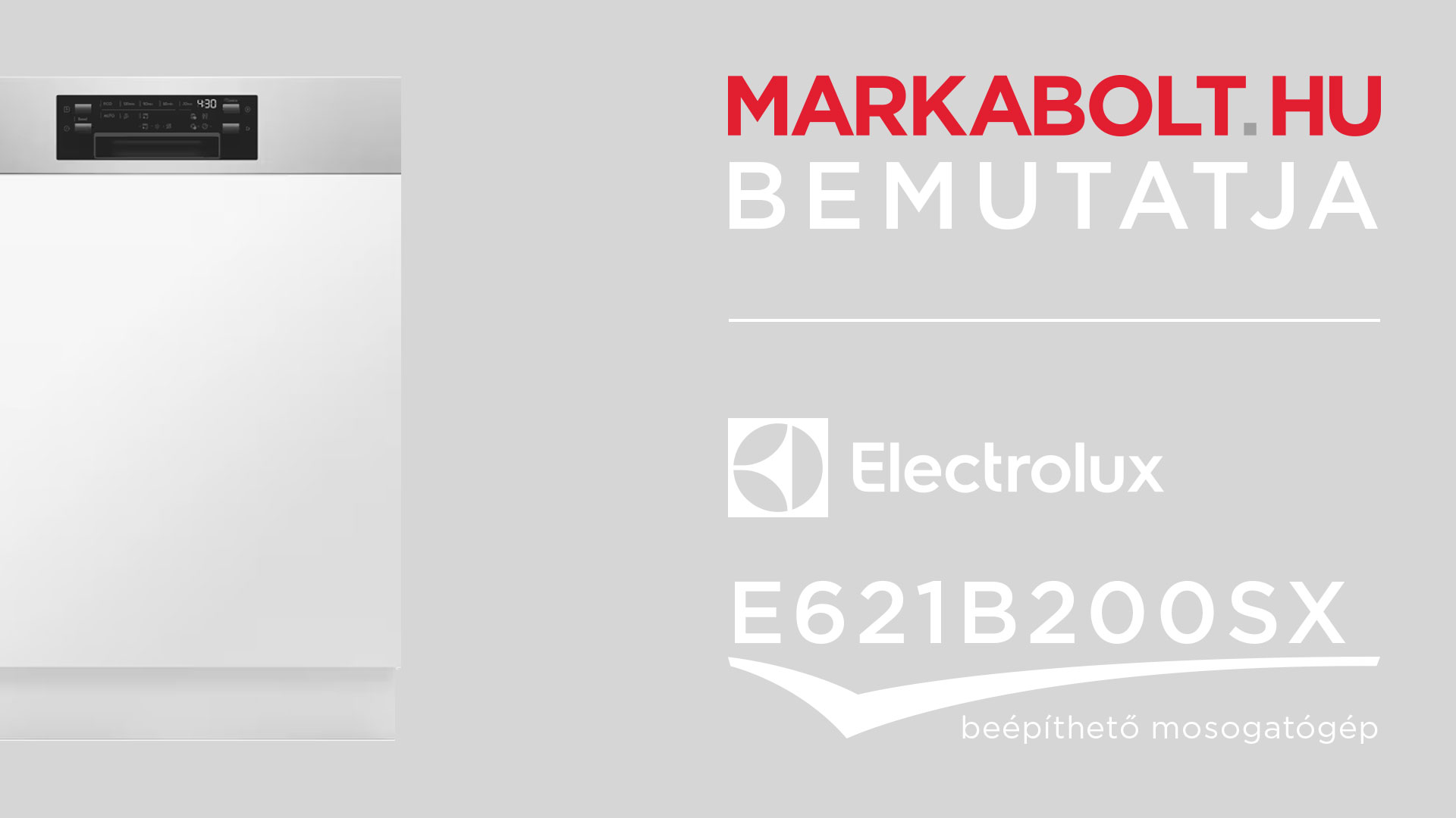 Electrolux E62IB200SX videó
