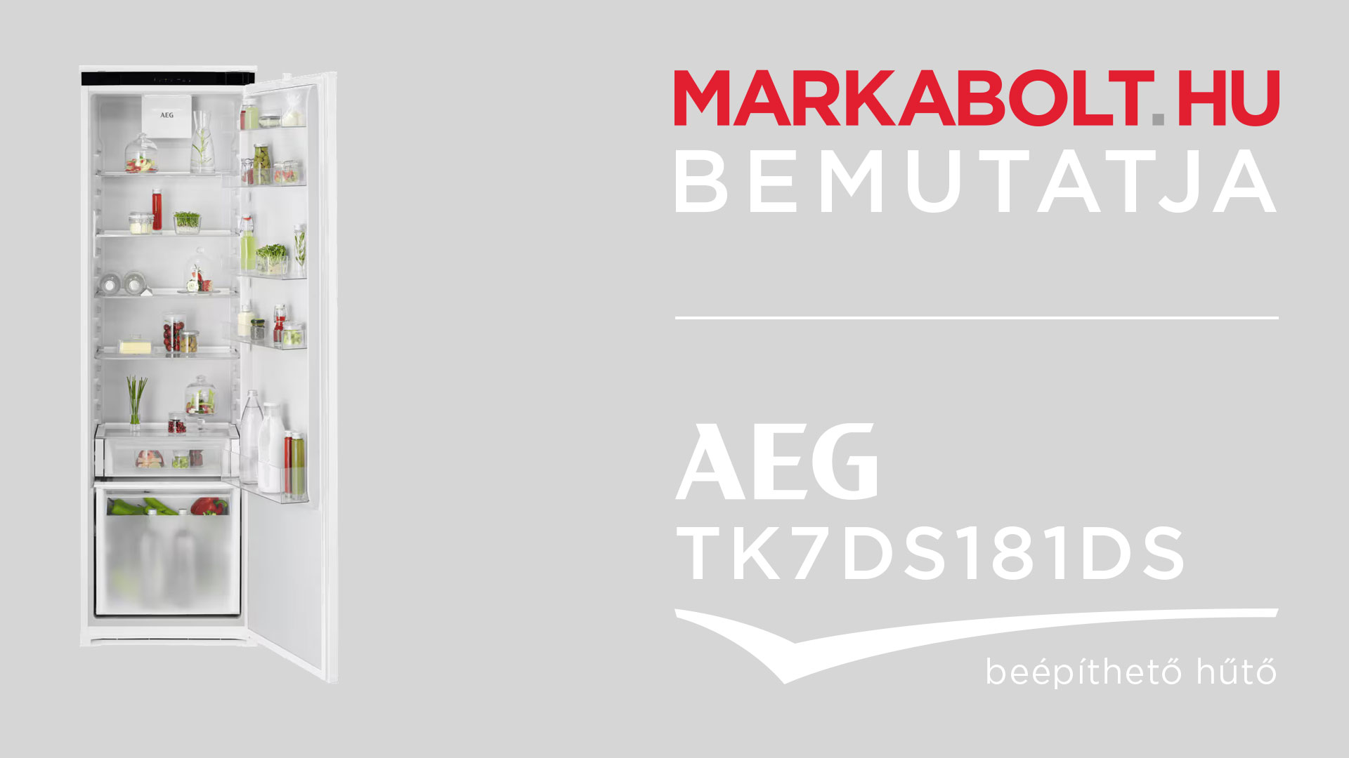 N&eacute;zd meg a AEG TK7DS181DS vide&oacute;j&aacute;t