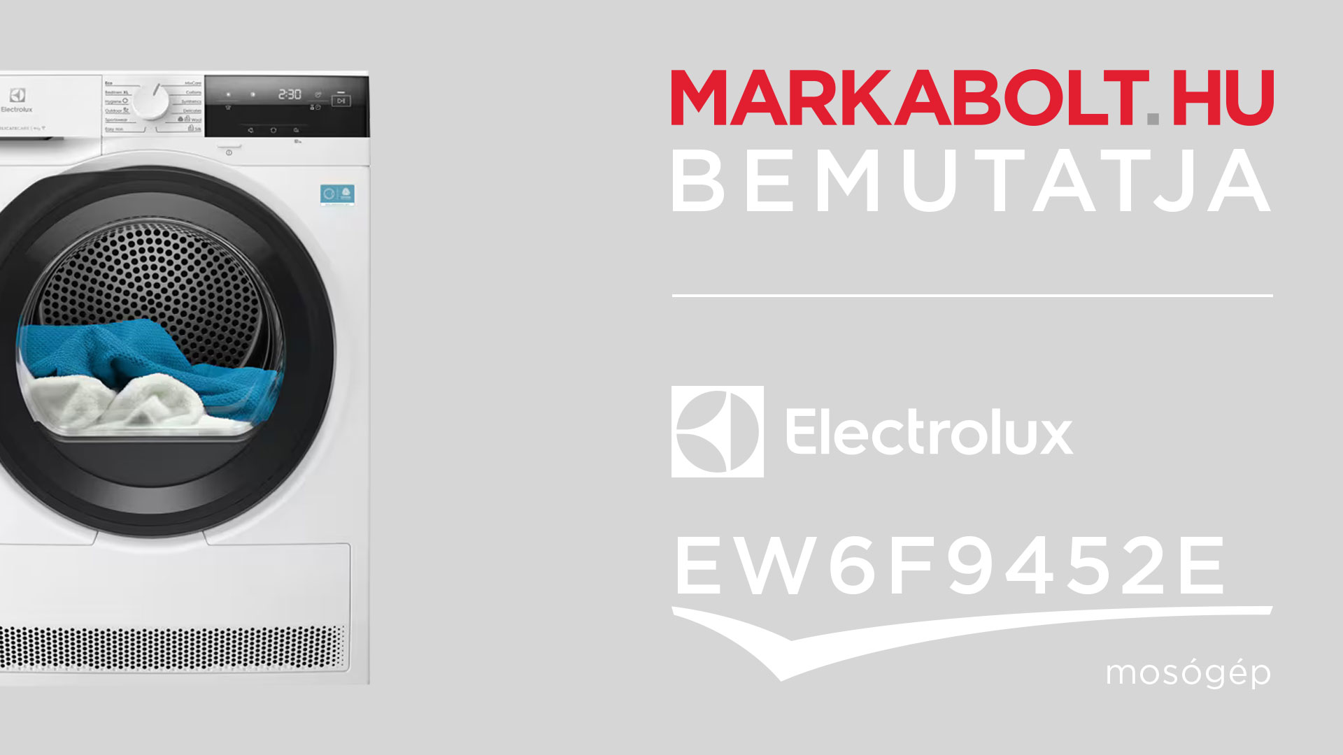Electrolux EW6F9452E videó