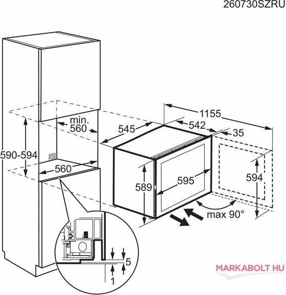 AEG AWCD280B6B borhűtő 3 év garancia