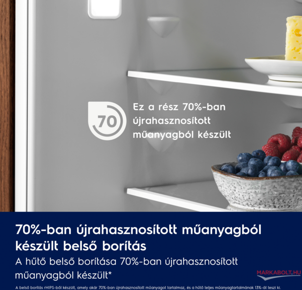 Electrolux ENA7CD18S beépíthető hűtőgép 3 év garancia
