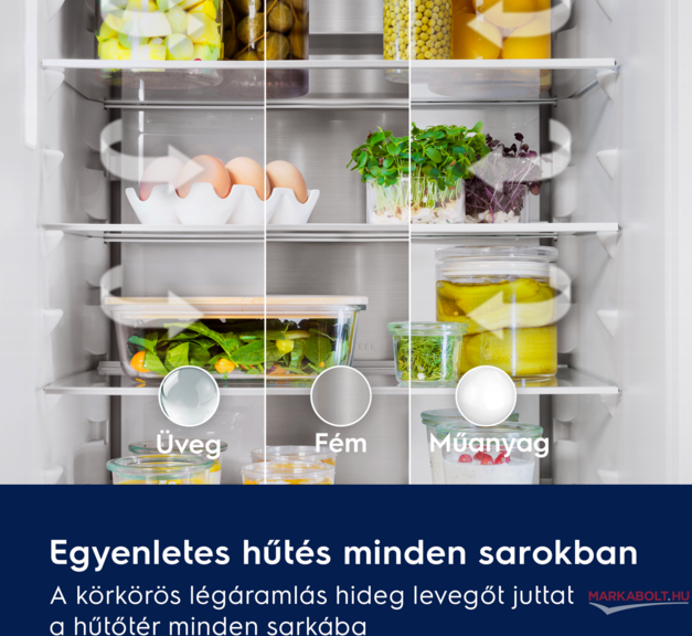 Electrolux ENA7CD18S beépíthető hűtőgép 3 év garancia