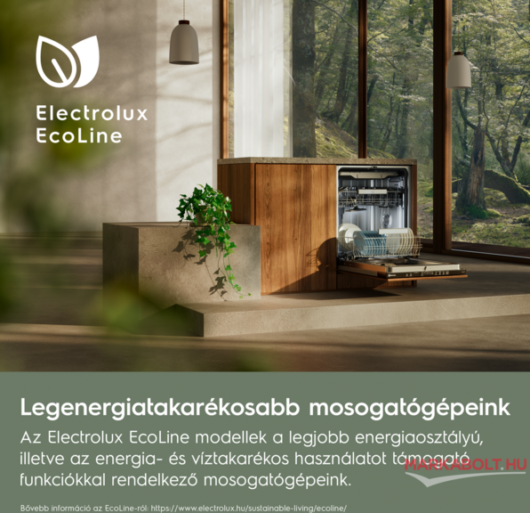 Electrolux E87LB200S beépíthető mosogatógép 3 év garancia
