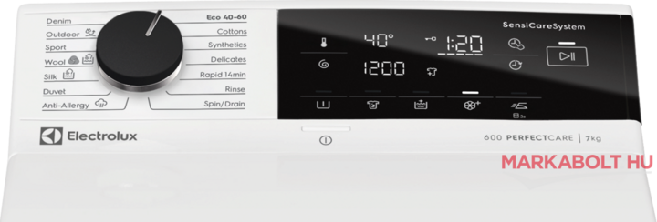 Electrolux EW6T327E felültöltős mosógép 2 év garancia