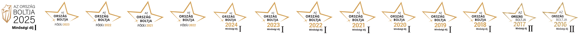 Ország Boltja díjak 2016—2025